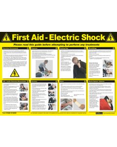 Electric Shock First Aid Poster