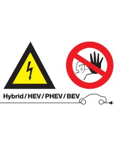 High Voltage/No Admittance Sign (without text)