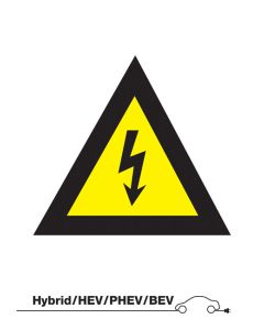 Danger High Voltage Sign (without text)