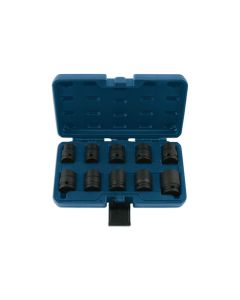 Impact Socket Set 1/2"D 10pc