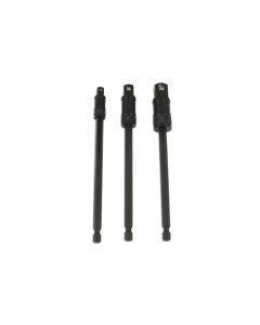 Impact Quick Locking Socket Adaptor Set 150mm 3pc