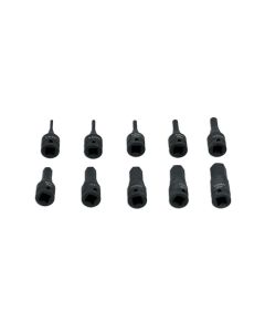 Impact Hex Socket Bit Set 1/4"D 10pc