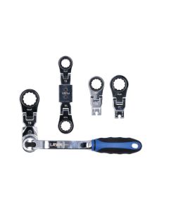 Multi Head Ratchet Ring Spanner Set