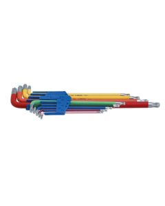 Colour Coded Star Key Set - Ball End 9pc