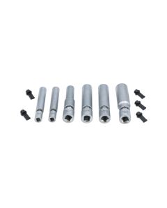 Swivel Spark & Glow Plug Socket Set 1/4"D, 3/8"D 6pc
