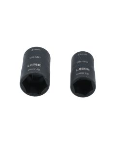 Double Ended Damaged Wheel Nut Socket Set 2pc