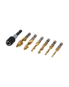 Combination Drill & Tap Bit Set 7pc