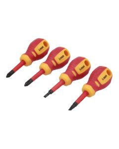 Slim Stubby Insulated Screwdriver Set 4pc