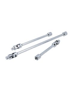 Universal Joint Extension Set Spring Loaded 3/8"D 3pc