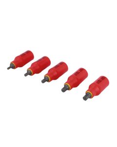 Insulated Hex Bit Socket Set 3/8"D 5pc