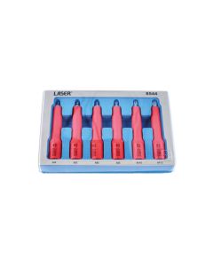 Insulated Spline Bit Socket Set 3/8"D 6pc