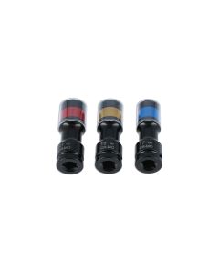 Alloy Wheel Torsion Socket Set 3pc