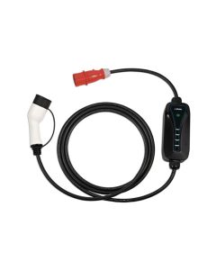 EV Charging Cable - Type 2 Female to Commando Plug (red) 16A Three Phase