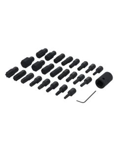 Interchangeable Impact Bit Set 1/2"D 25pc