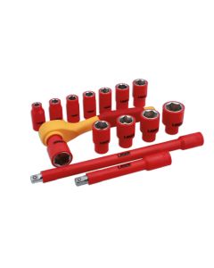 VDE Insulated Socket Set 3/8"D 15pc