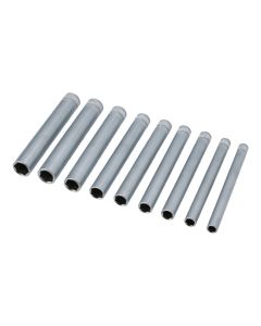 Extra Long Socket Set 1/4"D 9pc
