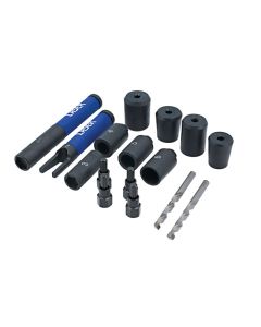 Locking Wheel Nut Removal Kit - Lug Driller