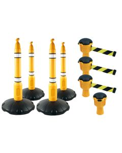 Skipper Unit c/w Post & Base - 4 Post Unit - Straight