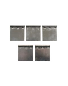 5 x 75mm weld on plate aluminium