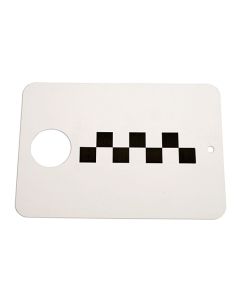Primed Metal Spray Out Cards 100pc