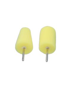 Polishing Sponge Wheels (Yellow, Medium) 2pc